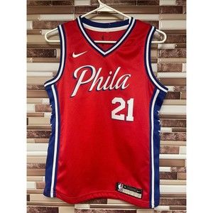 Nike Joel Embiid Philadelphia 76ers Swingman Jersey Youth M (10/12)